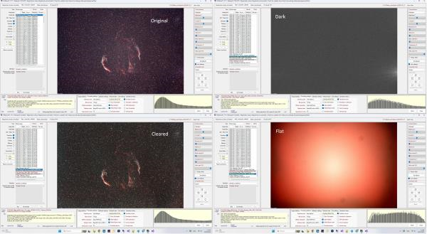PGmania. Using dark and flat to calibrating images