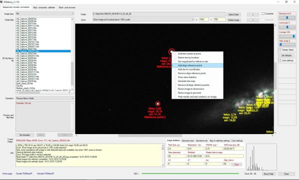 PGmania. add align reference point