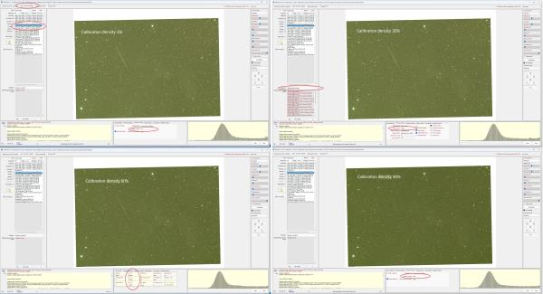 PGmania. Calibration density