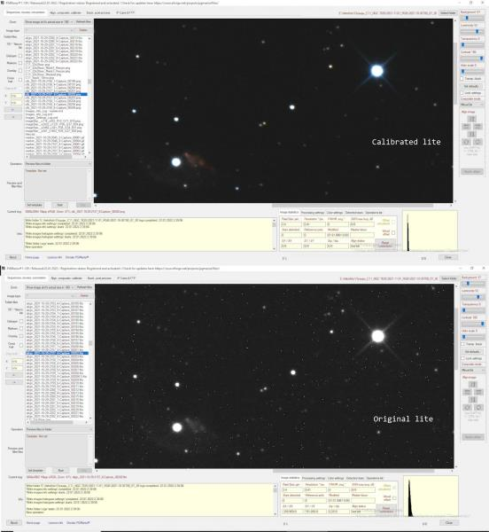 PGmania. Calibration with calculated Bayer matrix